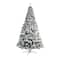 10ft. Pre-Lit Flocked West Virginia Fir Artificial Christmas Tree, Clear LED Lights